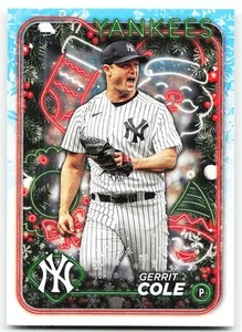 🔥 2024 Topps Holiday #H12 Gerrit Cole - Picture 1 of 2
