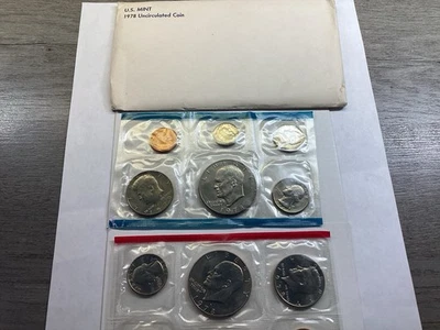 1978 PD Uncirculated Mint Set with 12 Coins and OGP 110325 87tk - Image 1 of 4