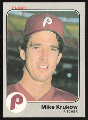 1983 Fleer Mike Krukow Philadelphia Phillies #163 - Image 1 of 2