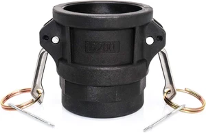 Schlauchverschraubung, Polypropylen Typ D Nocken- & Nutverschraubung - -2" Innenkupplung x 2" - Bild 1 von 4