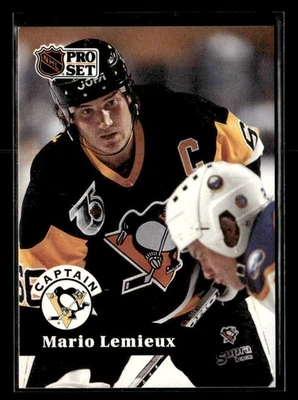 1991-92 Pro Set - #581 Mario Lemieux - Pittsburgh Penguins - Image 1 of 2