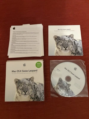 Mac OS X Snow Leopard 10.6.3 Retail DVD, Excellent Condition - Collectable - Image 1 of 3