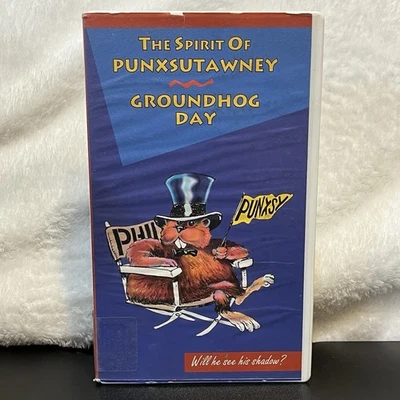 The Spirit of Punxsatawney VHS Educational Video Groundhog Day Phil 1992 Vintage - Imagem 1 de 4