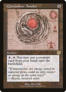 Quicksilver Amulet (REGULAR) x1 - MTG The Brothers' War Retro Artifacts BRR #108 - Picture 1 of 1