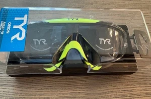 TYR Orion Erwachsene Passform Schwimmmaske Brille Rauch/Schwarz Antibeschlag Unibody Silikon  - Bild 1 von 7