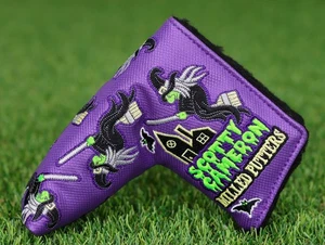Scotty Cameron 2011 Halloween lila "WITCH" leuchtende Klinge Headcover - Bild 1 von 4