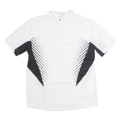 Camiseta deportiva de ciclismo ODLO para hombre blanca 1/2 cremallera XL Foto 1 de 4