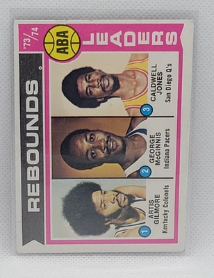 1974-75 Topps Artis Gilmore George McGinnis Caldwell Jones #211 - Image 1 of 2