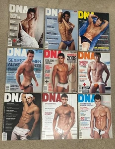 Lot of 9 DNA Magazines Gay Interest Men Australia vtg magazine bundle - Bild 1 von 17