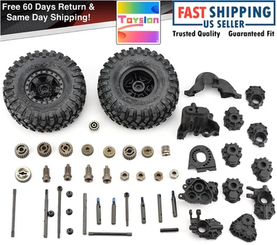 Fits Traxxas TRX-4 SPORT (2) Tires & Wheels, Gearbox housings, gears axle shafts - Image 1 of 4