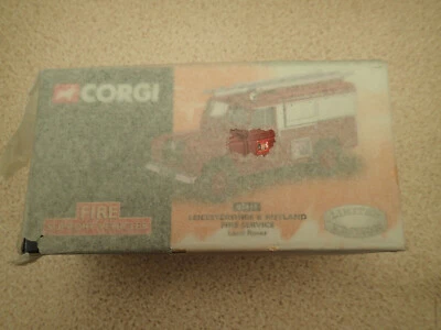 Corgi Fire Support Vehicles 07417 Land Rover Leicestershire Ltd Edn Sealed - Image 1 of 4