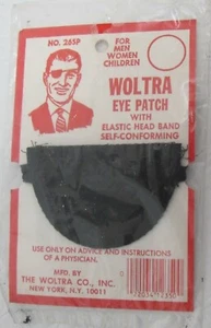 Parche para ojos Woltra paquete de utilería vintage solamente - Imagen 1 de 4