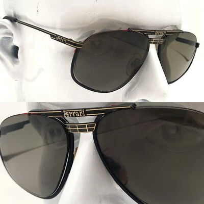 Gafas de sol FERRARI FORMULA F4 - Años 90 Italia - Originales - Hechas en Italia Foto 1 de 4