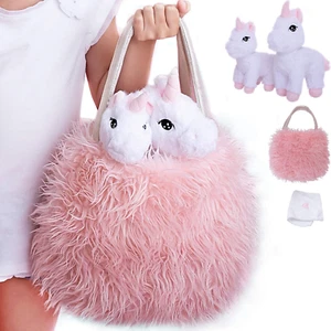 Perfectto Design Unicorn Toy for Girls Age 3-10. 4 PCS Set - Mommy and Baby Stuf - Picture 1 of 6