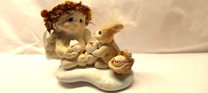 Dreamsicles EASTER MORNING Springtime Cast Art Angel Cherub Bunny Eggs Figurine - Bild 1 von 7