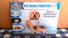 Tulip Paint & Bake Ceramic Pet Dog Or Cat Bowl Craft Kit Brand New & Sealed