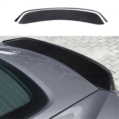 Cubierta de alerón de maletero de fibra de carbono 2 piezas para Porsche 718 Boxster Cayman Foto 1 de 4