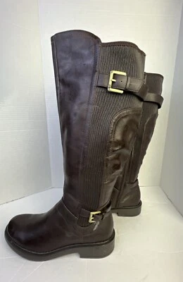 Botas hasta la rodilla White Mountain Desirable de cuero sintético marrón talla 7,5 M Foto 1 de 4