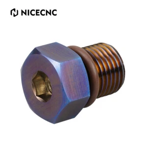 Oil Drain Plug Assembly Titanium Magnetic for Harley Cruiser Model 1999-2022 - Picture 1 of 9
