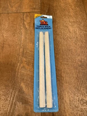 Mechas de antorcha Tiki para antorchas Tiki #1312129 NUEVO paquete de 2 mechas Foto 1 de 4