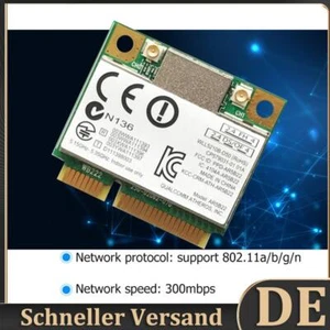300Mbps Mini PCI-E Wireless Adapter 2,4G/5G Bluetooth 4,0 WiFi Netzwerk Karte DE - Bild 1 von 6