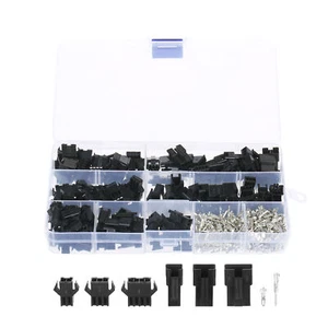 480Pcs JST 2.54mm Pitch 2-Pin 3-Pin 4-Pin Connector Housing Assortment O5I9 - Picture 1 of 8