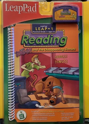 Leap Frog LeapPad Scooby Doo! and the Disappearing Donuts Book & Cartridge new - Image 1 of 4