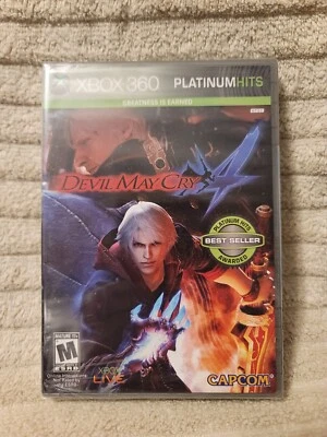 FACTORY SEALED! Devil May Cry 4 Xbox 360 Video Game Capcom Platinum Hits Action  - Image 1 of 4