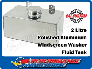 Cal Custom Windscreen Washer Tank Reservoir Polished Aluminium - Bild 1 von 2