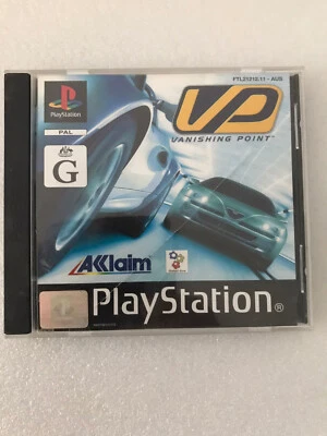 Vanishing Point - PlayStation 1 / PS1 Game Black Edition - COMPLETE - FREE POST - Image 1 of 4