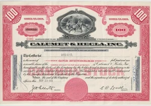 Certificado de stock Michigan Calumet & Hecla, Inc. de 1950 - Imagen 1 de 1
