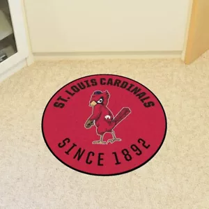 MLB Retro - St. Louis Cardinals Roundel Rug - 27in. Diameter - Picture 1 of 5