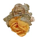 Fabric Flower Hair Claw Clip FrenchStyle Jaw Clip Spring Hair Grip HairHolder