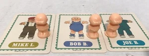 Vintage 1984 Cabbage Patch Hide And Seek Replacement Doll Figures And Cards - Picture 1 of 5