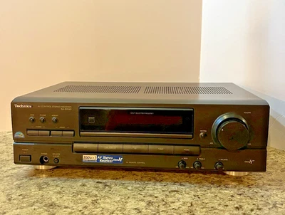 Technics SA EX140 Black AV Control Stereo Receiver - Image 1 of 4