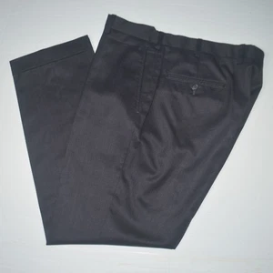 Brooks Brothers Regent Anzughose 100 % Wolle vorne flach anthrazit 36 x 30 - Bild 1 von 4