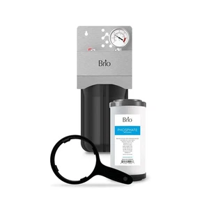 Brio Whole House Water Filter System w/Gauge & Fast-Flow Phosphate  - Picture 1 of 9