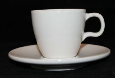 Starbucks Coffee 2004 White Demitasse Coffee Tea Mug Cup and Saucer 3 oz