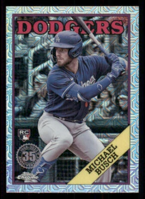 2023 Topps Update '88 Topps Silver Pack Chrome #T88CU41 Michael Busch - Image 1 of 2