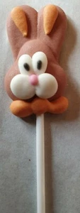 6 Zuckerfiguren Osterhasen- Stick Cupcake, Kuchen, Dessert, Käse, Topper NEU - Bild 1 von 3