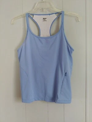 Mountain Equipment CO-OP Mujer Build in Sujetador Azul Espalda Corredora Tanque M Bolsillo con Cremallera Foto 1 de 4