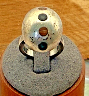 Puig Doria Vintage Modernist Brutalist Sculptural Sterling Silver Ring--753.25 - Image 1 of 4