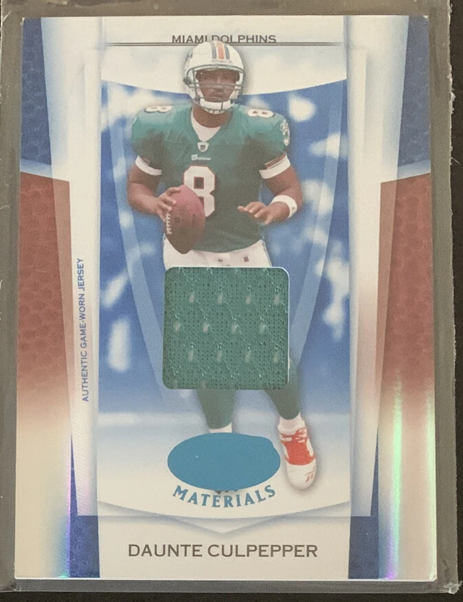 2007 Leaf Certified Materials Mirror Blue #78 Daunte Culpepper #9/50 Error No / - Image 1 of 3