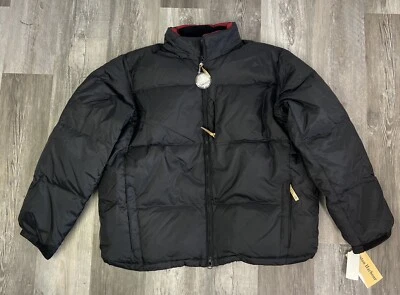 Vintage Boston Harbour Men’s 2XL Black Puffer Insulated Jacket NEW - Image 1 of 4