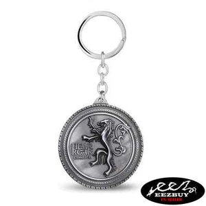 HBO Juego de Tronos Lannister Casterly Rock 3D Llavero Color Plata - Imagen 1 de 4