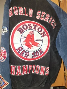 G-III Boston Redsoxs World Series Letterman Jacket - Picture 1 of 8