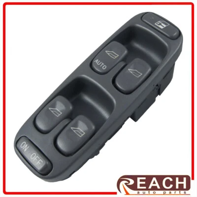 Front Left Window Control Switch 8638452 For 1998-2000 Volvo V70 S70 2.3&2.4L l5 Foto 1 de 4