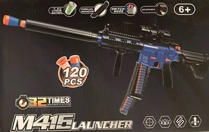 New M416 Toy Gun Rifle Sniper Pistol Blaster Soft Bullet Launcher For Nerf - Picture 1 of 3