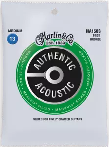 Cuerdas de guitarra acústica de bronce Martin Marquis seda 13-56 mediana 80/20 MA150S - Imagen 1 de 1
