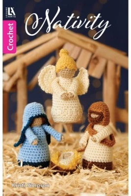 NATIVITY Set Crochet Pattern Book 8 Designs Baby Jesus, Mary, Joseph, Wise Men + - Image 1 of 4
